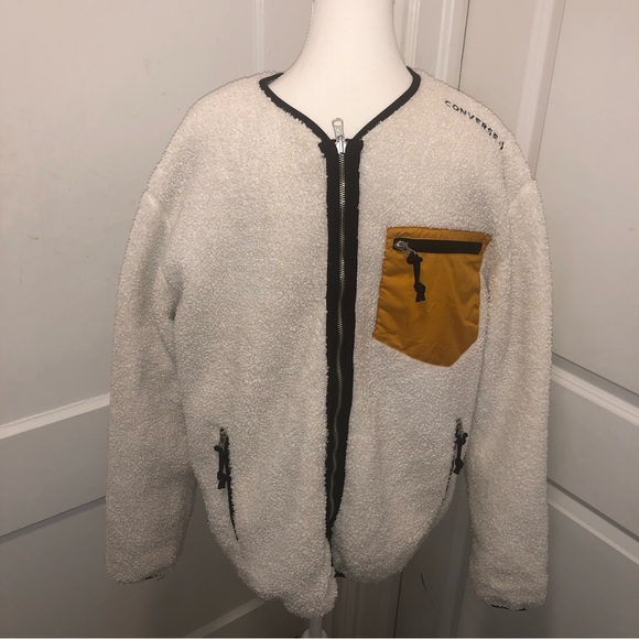 Converse men’s stunning reversible jacket size medium - Picture 5 of 9